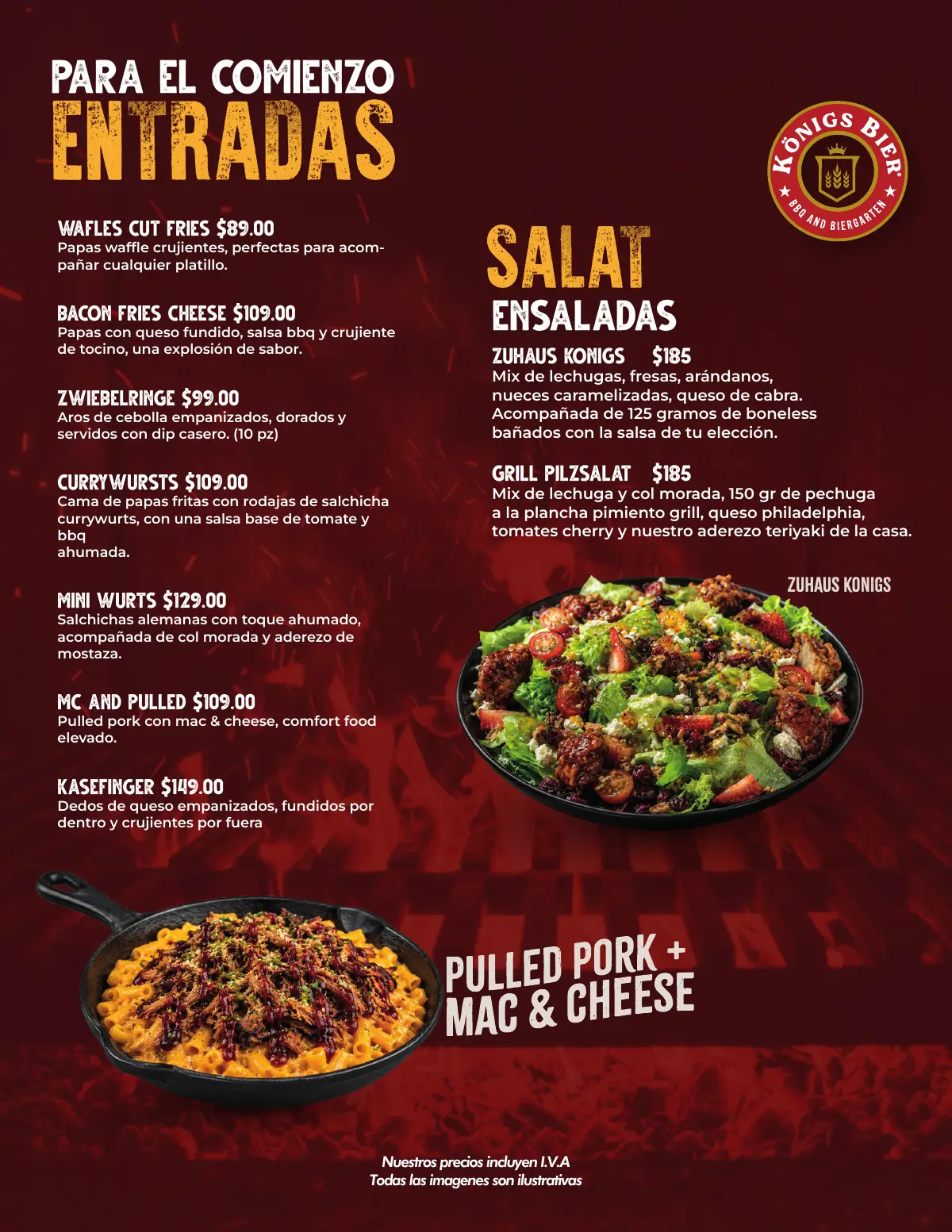 Entradas y ensaladas