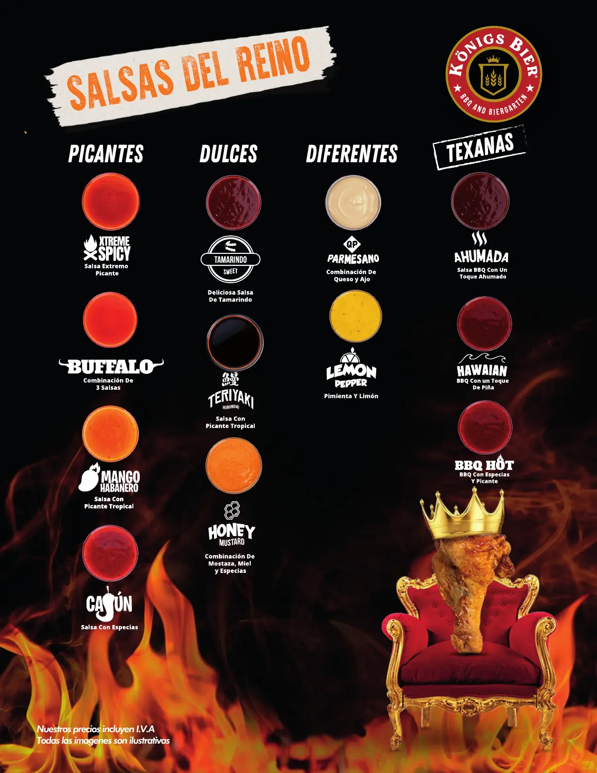 Salsas del Reino: picantes, dulces, diferentes y texanas